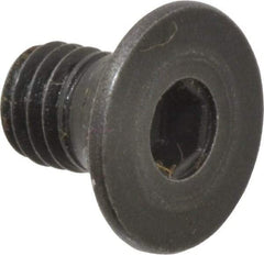 Holo-Krome - M5x0.80 Metric Coarse Hex Socket Drive, 90° Flat Screw - Grade 12.9 Alloy Steel, Black Oxide Finish, Fully Threaded, 8mm OAL - Americas Industrial Supply