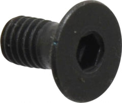 Holo-Krome - M5x0.80 Metric Coarse Hex Socket Drive, 90° Flat Screw - Grade 12.9 Alloy Steel, Black Oxide Finish, Fully Threaded, 10mm OAL - Americas Industrial Supply