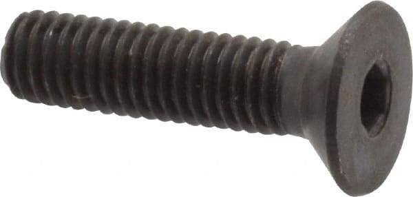 Holo-Krome - M5x0.80 Metric Coarse Hex Socket Drive, 90° Flat Screw - Grade 12.9 Alloy Steel, Black Oxide Finish, Fully Threaded, 20mm OAL - Americas Industrial Supply