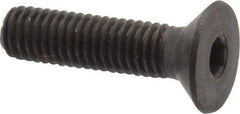 Holo-Krome - M5x0.80 Metric Coarse Hex Socket Drive, 90° Flat Screw - Grade 12.9 Alloy Steel, Black Oxide Finish, Fully Threaded, 20mm OAL - Americas Industrial Supply