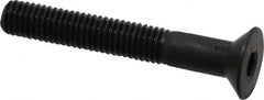 Holo-Krome - M5x0.80 Metric Coarse Hex Socket Drive, 90° Flat Screw - Grade 12.9 Alloy Steel, Black Oxide Finish, Fully Threaded, 35mm OAL - Americas Industrial Supply