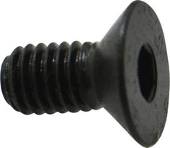 Holo-Krome - M6x1.00 Metric Coarse Hex Socket Drive, 90° Flat Screw - Grade 12.9 Alloy Steel, Black Oxide Finish, Fully Threaded, 12mm OAL - Americas Industrial Supply