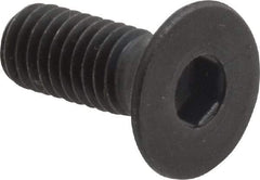 Holo-Krome - M6x1.00 Metric Coarse Hex Socket Drive, 90° Flat Screw - Grade 12.9 Alloy Steel, Black Oxide Finish, Fully Threaded, 16mm OAL - Americas Industrial Supply