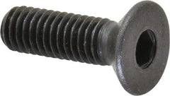 Holo-Krome - M6x1.00 Metric Coarse Hex Socket Drive, 90° Flat Screw - Grade 12.9 Alloy Steel, Black Oxide Finish, Fully Threaded, 20mm OAL - Americas Industrial Supply