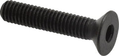 Holo-Krome - M6x1.00 Metric Coarse Hex Socket Drive, 90° Flat Screw - Grade 12.9 Alloy Steel, Black Oxide Finish, Fully Threaded, 30mm OAL - Americas Industrial Supply