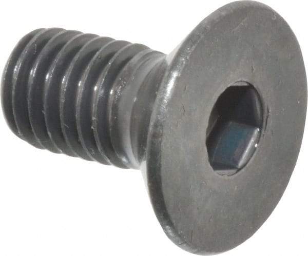 Holo-Krome - M8x1.25 Metric Coarse Hex Socket Drive, 90° Flat Screw - Grade 12.9 Alloy Steel, Black Oxide Finish, Fully Threaded, 16mm OAL - Americas Industrial Supply