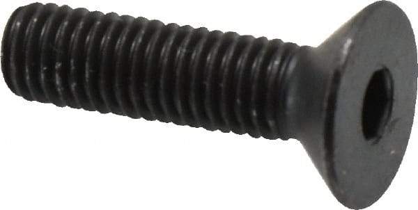 Holo-Krome - M8x1.25 Metric Coarse Hex Socket Drive, 90° Flat Screw - Grade 12.9 Alloy Steel, Black Oxide Finish, Fully Threaded, 30mm OAL - Americas Industrial Supply