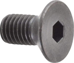 Holo-Krome - M10x1.50 Metric Coarse Hex Socket Drive, 90° Flat Screw - Grade 12.9 Alloy Steel, Black Oxide Finish, Fully Threaded, 20mm OAL - Americas Industrial Supply