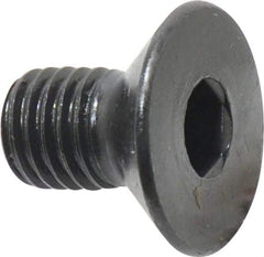 Holo-Krome - M12x1.75 Metric Coarse Hex Socket Drive, 90° Flat Screw - Grade 12.9 Alloy Steel, Black Oxide Finish, Fully Threaded, 20mm OAL - Americas Industrial Supply