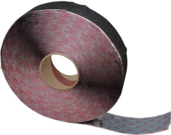 VELCRO Brand - 2" Wide x 25 Yd Long Adhesive Backed Hook Roll - Continuous Roll, Black - Americas Industrial Supply