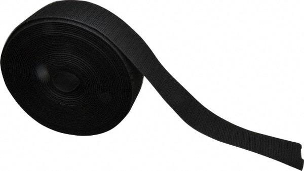 VELCRO Brand - 2" Wide x 10 Yd Long Sew On Hook & Loop Roll - Continuous Roll, Black - Americas Industrial Supply