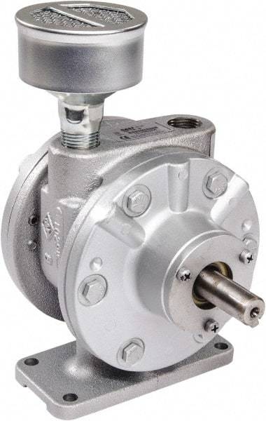 Gast - 4 hp Reversible Foot Air Actuated Motor - 0:00 Gear Ratio, 3,000 Max RPM, 1.36" Shaft Length, 5/8" Shaft Diam - Americas Industrial Supply