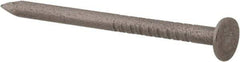 Made in USA - 3D, 14 Gauge, 1-1/4" OAL Common Nails - Smooth Shank, 18-8 Stainless Steel - Americas Industrial Supply