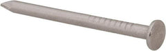 Made in USA - 4D, 14 Gauge, 1-1/2" OAL Common Nails - Smooth Shank, T304 Stainless Steel - Americas Industrial Supply