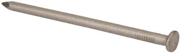 Made in USA - 20D, 6 Gauge, 4" OAL Common Nails - Smooth Shank, T304 Stainless Steel - Americas Industrial Supply