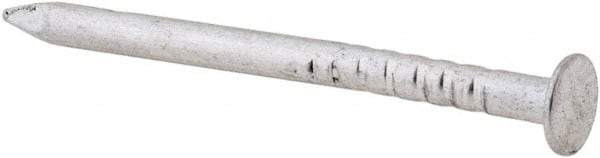 Made in USA - 2D, 15 Gauge, 1" OAL Common Nails - Smooth Shank, Aluminum - Americas Industrial Supply