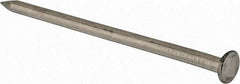 Made in USA - 16D, 8 Gauge, 3-1/2" OAL Common Nails - Smooth Shank, Aluminum - Americas Industrial Supply