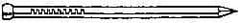 Value Collection - 12D, 12 Gauge, 3-1/4" OAL Finishing Nails - Smooth Shank, Grade 2 Steel, Galvanized Finish - Americas Industrial Supply