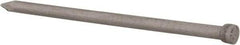 Made in USA - 6D, #13, 2" OAL Finishing Nails - Smooth Shank, 18-8 Stainless Steel - Americas Industrial Supply