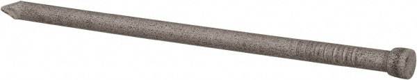Made in USA - 8D, 12 Gauge, 2-1/2" OAL Finishing Nails - Smooth Shank, 18-8 Stainless Steel - Americas Industrial Supply
