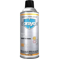 Sprayon - 16 Ounce Aerosol Can, Clear, Mold Cleaner - Americas Industrial Supply