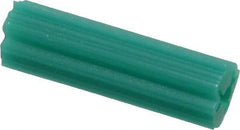 Value Collection - 1/4" Diam, 1/4" Drill, 1" OAL, Plug Concrete Anchor - Plastic - Americas Industrial Supply
