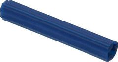 Value Collection - 5/16" Diam, 5/16" Drill, 2" OAL, 1-1/8" Min Embedment Plug Concrete Anchor - Plastic - Americas Industrial Supply