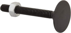 Value Collection - 1/4-20, 2-1/4" OAL, 31/32" Head Diam, Steel Elevator Bolt - Uncoated, Flat Head, UNC Thread, Grade 2 - Americas Industrial Supply