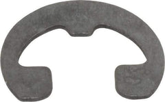 Rotor Clip - 1/4" Groove Diam, 5/16" Shaft Diam, Phosphate Steel, Reinforced E Style External Retaining Rings - 0.029" Groove Width, 0.031" Groove Depth, 0.025" Ring Thickness, Grade 1060-1090 - Americas Industrial Supply