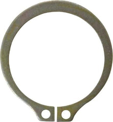 Rotor Clip - 1.529" Groove Diam, 1-5/8" Shaft Diam, Zinc Yellow Dichromate Steel, Snap External Retaining Rings - 0.068" Groove Width, 0.048" Groove Depth, 0.062" Ring Thickness, Grade 1060-1090 - Americas Industrial Supply