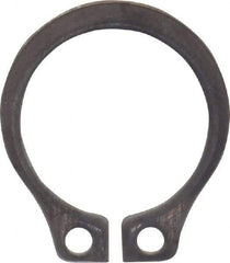 Rotor Clip - 0.352" Groove Diam, 3/8" Shaft Diam, Zinc-Plated Stainless Steel, Snap External Retaining Rings - 0.029" Groove Width, 0.012" Groove Depth, 0.025" Ring Thickness, Grade 15-7 Grade 632 - Americas Industrial Supply