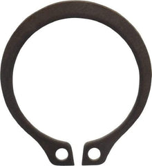 Rotor Clip - 0.588" Groove Diam, 5/8" Shaft Diam, Zinc-Plated Stainless Steel, Snap External Retaining Rings - 0.039" Groove Width, 0.018" Groove Depth, 0.035" Ring Thickness, Grade 15-7 Grade 632 - Americas Industrial Supply