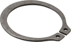 Rotor Clip - 0.821" Groove Diam, 7/8" Shaft Diam, Zinc-Plated Stainless Steel, Snap External Retaining Rings - 0.046" Groove Width, 0.027" Groove Depth, 0.042" Ring Thickness, Grade 15-7 Grade 632 - Americas Industrial Supply