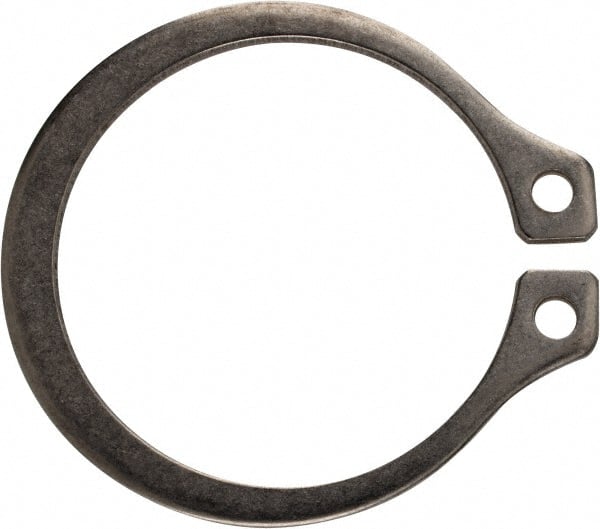 Rotor Clip - 63/64" Shaft Diam, 0.926" Groove Diam, Stainless Steel External SH Style Retaining Ring - Americas Industrial Supply