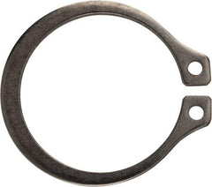 Rotor Clip - 1" Groove Diam, 1-1/16" Shaft Diam, Zinc-Plated Stainless Steel, Snap External Retaining Rings - 0.056" Groove Width, 0.032" Groove Depth, 0.05" Ring Thickness, Grade 15-7 Grade 632 - Americas Industrial Supply