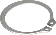 Rotor Clip - 1.176" Groove Diam, 1-1/4" Shaft Diam, Zinc-Plated Stainless Steel, Snap External Retaining Rings - 0.056" Groove Width, 0.037" Groove Depth, 0.05" Ring Thickness, Grade 15-7 Grade 632 - Americas Industrial Supply