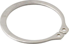 Rotor Clip - 1.232" Groove Diam, 1-5/16" Shaft Diam, Zinc-Plated Stainless Steel, Snap External Retaining Rings - 0.056" Groove Width, 0.04" Groove Depth, 0.05" Ring Thickness, Grade 15-7 Grade 632 - Americas Industrial Supply