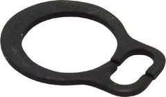 Rotor Clip - 3.8mm Groove Diam, 4mm Shaft Diam, Phosphate & Oil Steel, Snap External Retaining Rings - 0.5mm Groove Width, 0.1mm Groove Depth, 0.4mm Ring Thickness, Grade 1060-1090 - Americas Industrial Supply