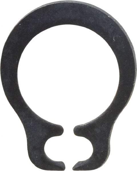 Rotor Clip - 5.7mm Groove Diam, 6mm Shaft Diam, Phosphate & Oil Steel, Snap External Retaining Rings - 0.8mm Groove Width, 0.15mm Groove Depth, 0.7mm Ring Thickness, Grade 1060-1090 - Americas Industrial Supply