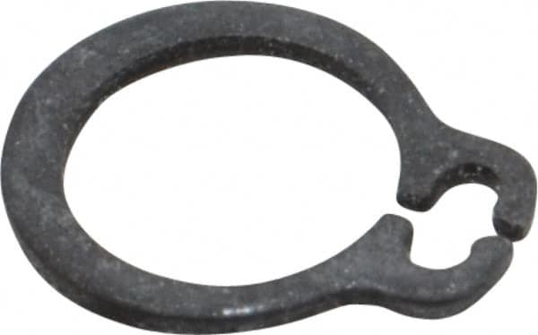 Rotor Clip - 7.6mm Groove Diam, 8mm Shaft Diam, Phosphate & Oil Steel, Snap External Retaining Rings - 0.9mm Groove Width, 0.2mm Groove Depth, 0.8mm Ring Thickness, Grade 1060-1090 - Americas Industrial Supply