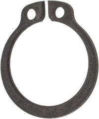 Rotor Clip - 15.2mm Groove Diam, 16mm Shaft Diam, Phosphate & Oil Steel, Snap External Retaining Rings - 1.1mm Groove Width, 0.4mm Groove Depth, 1mm Ring Thickness, Grade 1060-1090 - Americas Industrial Supply