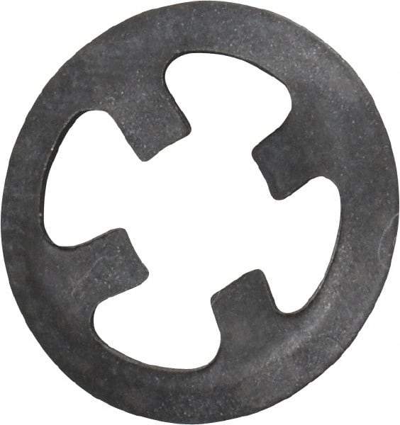 Rotor Clip - 5/32" Shaft Diam, Phosphate Steel, Self Locking External Retaining Rings - 0.01" Ring Thickness, Grade 1060-1090 - Americas Industrial Supply