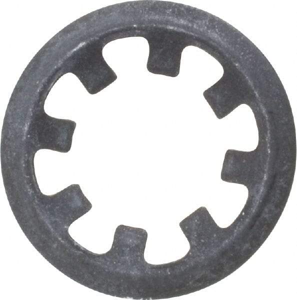 Rotor Clip - 5/16" Shaft Diam, Phosphate Steel, Self Locking External Retaining Rings - 0.015" Ring Thickness, Grade 1060-1090 - Americas Industrial Supply