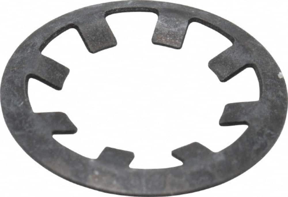 Rotor Clip - 3/8" Shaft Diam, Phosphate Steel, Self Locking External Retaining Rings - 0.015" Ring Thickness, Grade 1060-1090 - Americas Industrial Supply