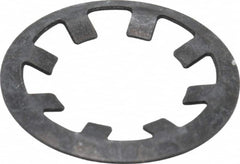 Rotor Clip - 3/8" Shaft Diam, Phosphate Steel, Self Locking External Retaining Rings - 0.015" Ring Thickness, Grade 1060-1090 - Americas Industrial Supply