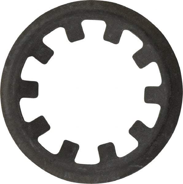 Rotor Clip - 7/16" Shaft Diam, Phosphate Steel, Self Locking External Retaining Rings - 0.015" Ring Thickness, Grade 1060-1090 - Americas Industrial Supply