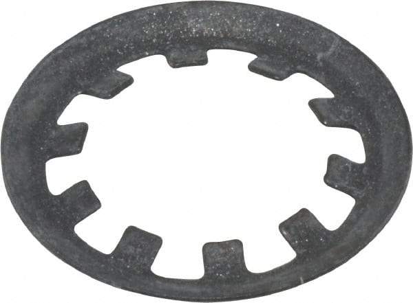 Rotor Clip - 1/2" Shaft Diam, Phosphate Steel, Self Locking External Retaining Rings - 0.015" Ring Thickness, Grade 1060-1090 - Americas Industrial Supply
