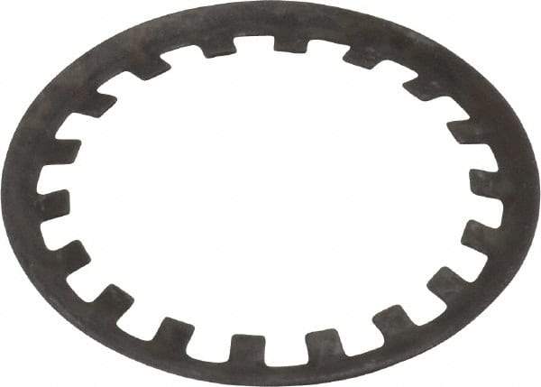 Rotor Clip - 1" Shaft Diam, Phosphate Steel, Self Locking External Retaining Rings - 0.015" Ring Thickness, Grade 1060-1090 - Americas Industrial Supply