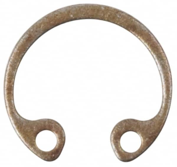 Rotor Clip - 0.05" Thick, Phosphate Finish, Steel Snap Internal Retaining Ring - 0.056" Groove Width, 0.04" Groove Depth, 1.33" Groove Diam, Grade 1060-1090 - Americas Industrial Supply