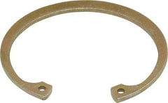 Rotor Clip - 0.062" Thick, Zinc Yellow Dichromate Finish, Steel Snap Internal Retaining Ring - 0.068" Groove Width, 0.054" Groove Depth, 1.858" Groove Diam, Grade 1060-1090 - Americas Industrial Supply